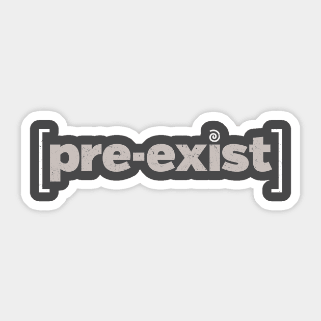 pre-exist protest design Sticker by directdesign